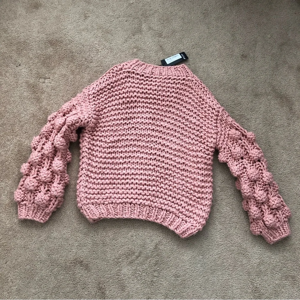 Pink Chunky Knit Sweater - Picture 5 of 5